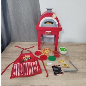 My Life Pizzeria Play Set For 18" Dolls Pizza Oven Outdoor Kitchen Food Clothes